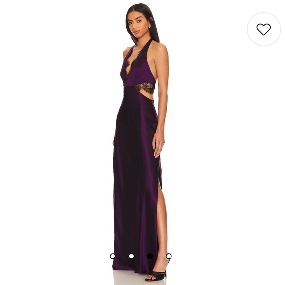 Kylie Lace Cutout Gown in Boysenberry
NICHOLAS #purple #gown #nicholas #… - Picture 4 of 5